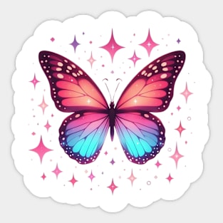 Buterfly's lover Sticker